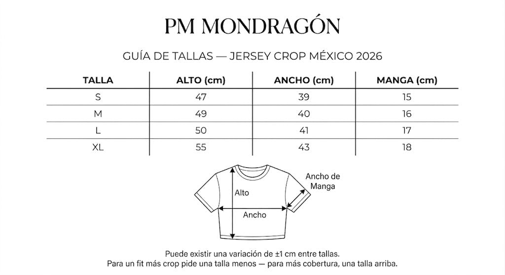 Jersey Crop - Axolotl México 2026