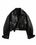 Chamarra Biker Oversized
